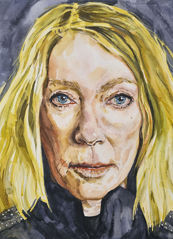Portrait of Kim Gordon (Sonic Youth)