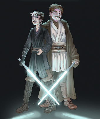 Self Insert Star Wars Illustration