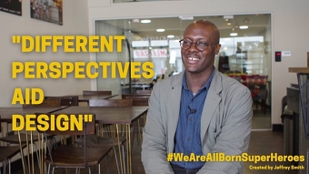 WE ARE ALL BORN SUPERHEROES - KENNY SYKES