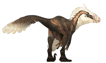 Utahraptor Character Drawing