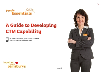Sainsbury's guide to CTM capability (printed guide)
