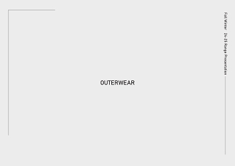 AUTUMN WINTER OUTERWEAR