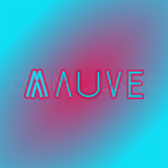 Typeface - COSMIC LATTE - Neon Glow for Promo Poster