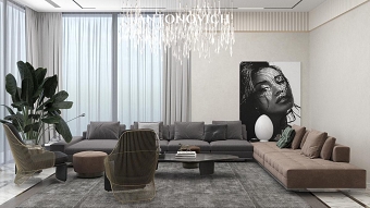 Aesthetic Bedroom Interior Design Fit-out