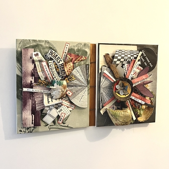 Sidelines / August 24 / Diptych