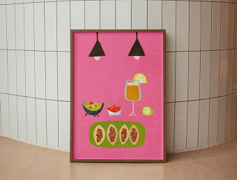 Dine out art prints