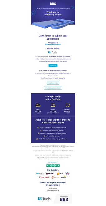 We Are BBS Marketing Mailers