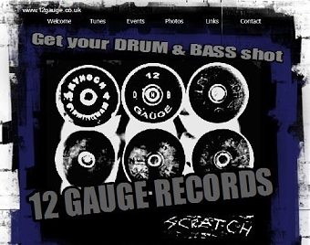 12 Gauge Records Logo, Branding, Website and Social Media.