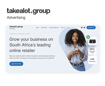 Takealot Group Advertising - Web design & development