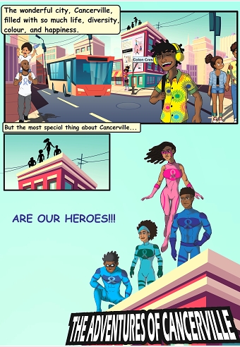 Cancer Awareness Comic (advert page)
