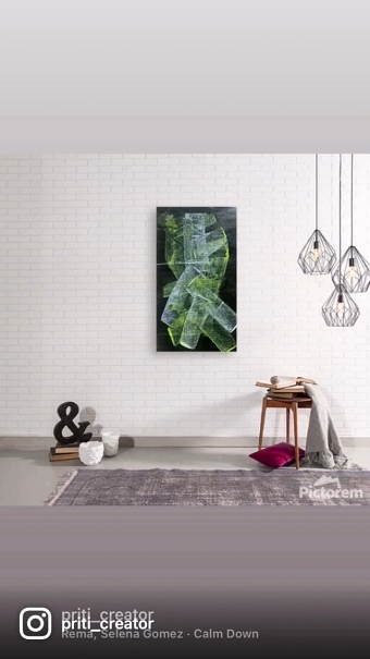 Radiant abstract painting
