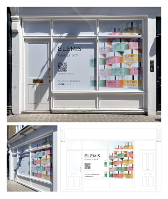 ELEMIS Monmouth Street Window Vinyl