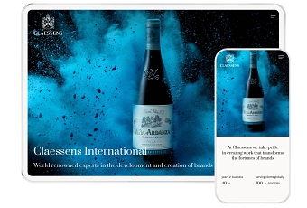 Claessens International web design