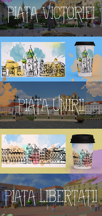 Packaging design & illustrations | Coffee cups