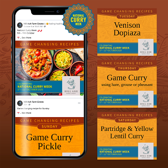 National Curry Week - Game Changing Recipes Social Campaign