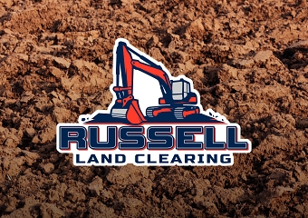 Russell Land Clearing Logo Design