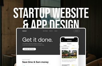 Home Services Platform Startup - Website and app design