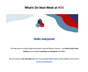 Weekly B2C Email for UK Veterans' Charity