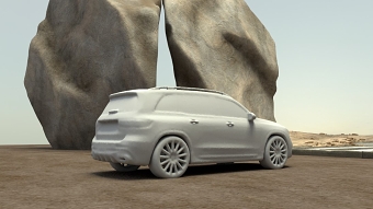 Scene set up for Car add