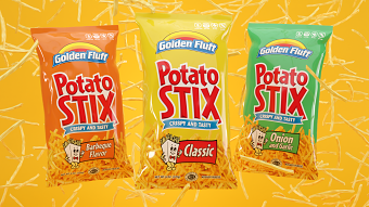 Potato Sticks Snack Food Packaging Design