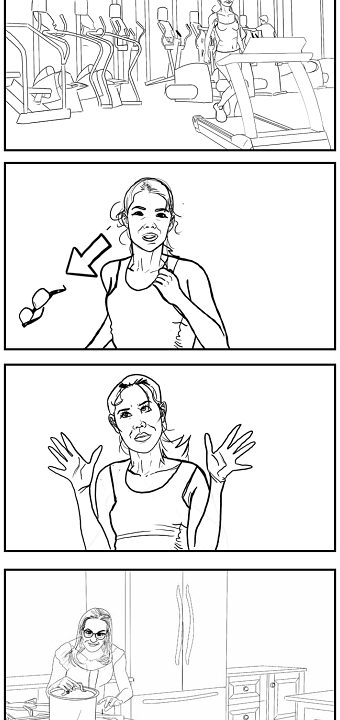 Acuvue contact lenses Storyboards