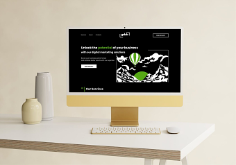 Creating a logo and landing page for Digital company Golub