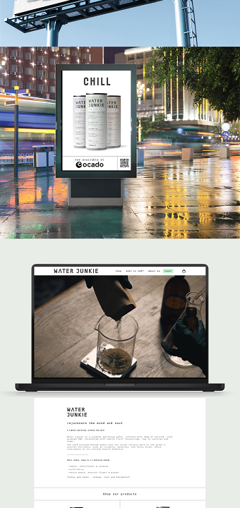 CBD Drink redesign and launch campaign