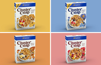 Artwork and Retouching for Cluster Crisp and Granola Packaging