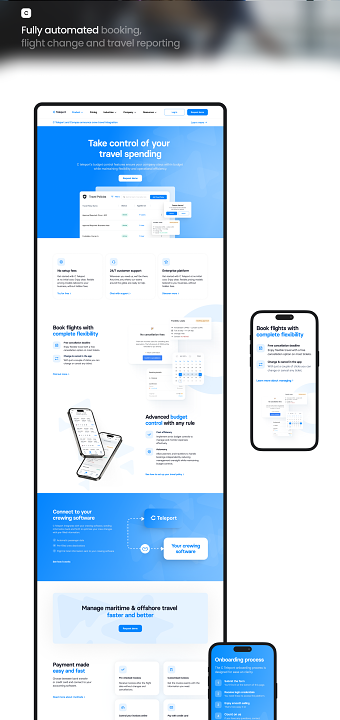 Cteleport — UX/UI for Smart Travel Management