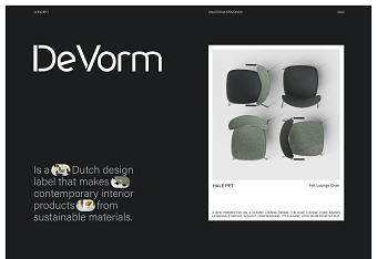 DeVorm corporate website redesign