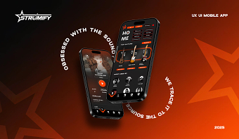 STRUMIFY - UX UI For Music And Guitar Enthusiasts