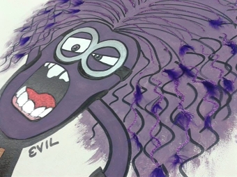 Wall character paintings