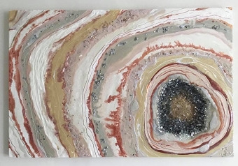 3D Geode canvas’