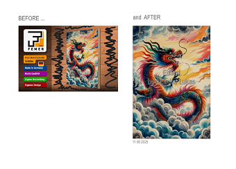 Before and After ,,, Editing of graphic