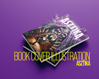 ASZTIKA y El Juego Final - Book Cover Illustration