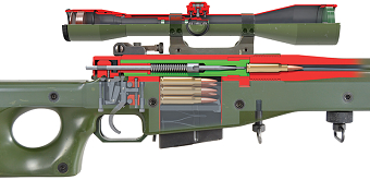 L96A1 sniper rifle