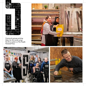 Together: The Community Letterpress Mural Project