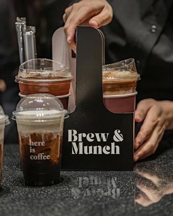 Brew & Munch Brand Identity, Packaging Direction