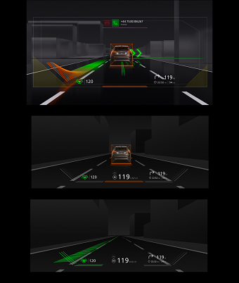 Lotus Emeya Heads-Up Display Design