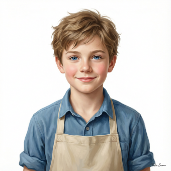 Child cooking