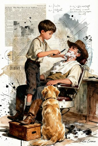 Child shaving