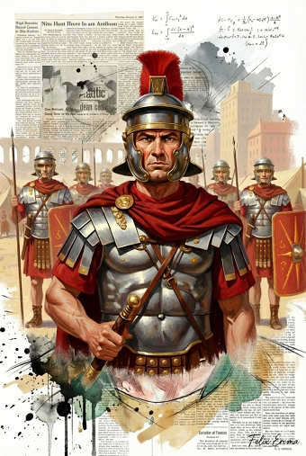 Roman centurion legionary officer