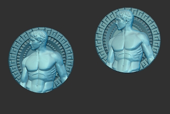 Bas-reliefs (coins and pendants)