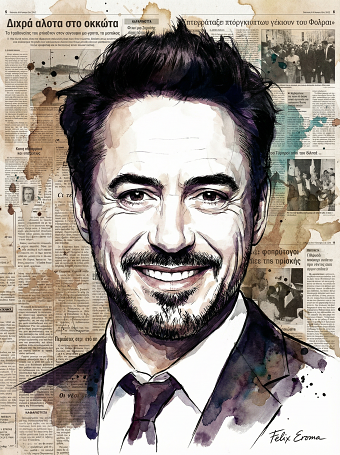 Robert Downey Jr. portrait