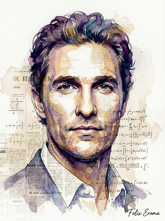 Matthew McConaughey portrait