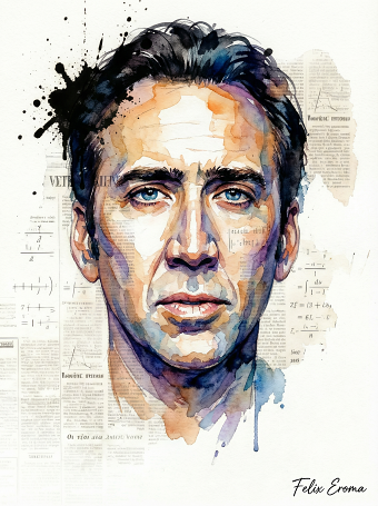 Nicolas Cage portrait