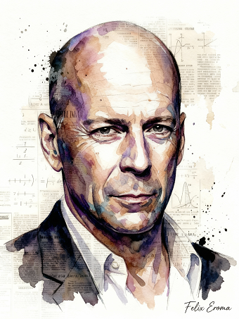 Bruce Willis portrait