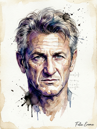 Sean Penn portrait