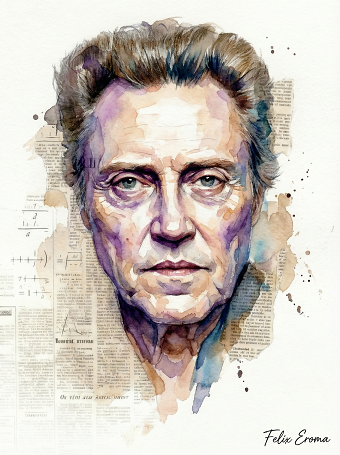 Christopher Walken portrait