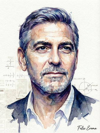 George Clooney Portrait